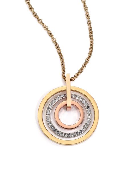 michael kors mercer link tri-tone necklace|Michael Kors Tri.